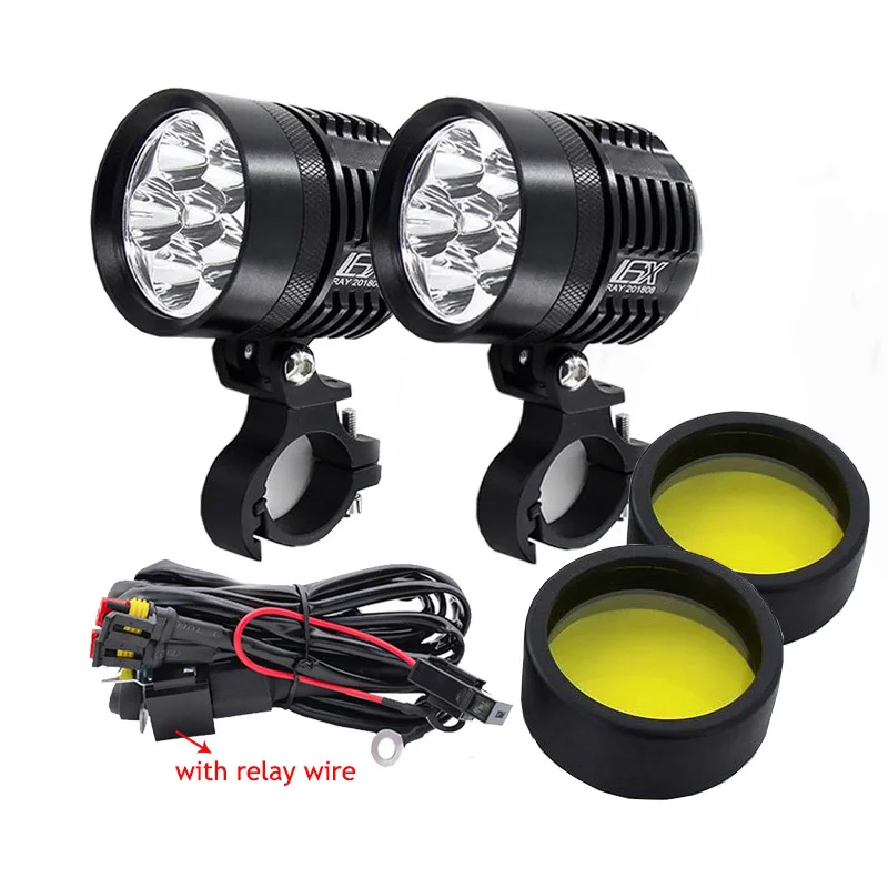 Universal Motorcycle Led Headlight Projector - Lampu Depan Sepeda Motor Strobo LED