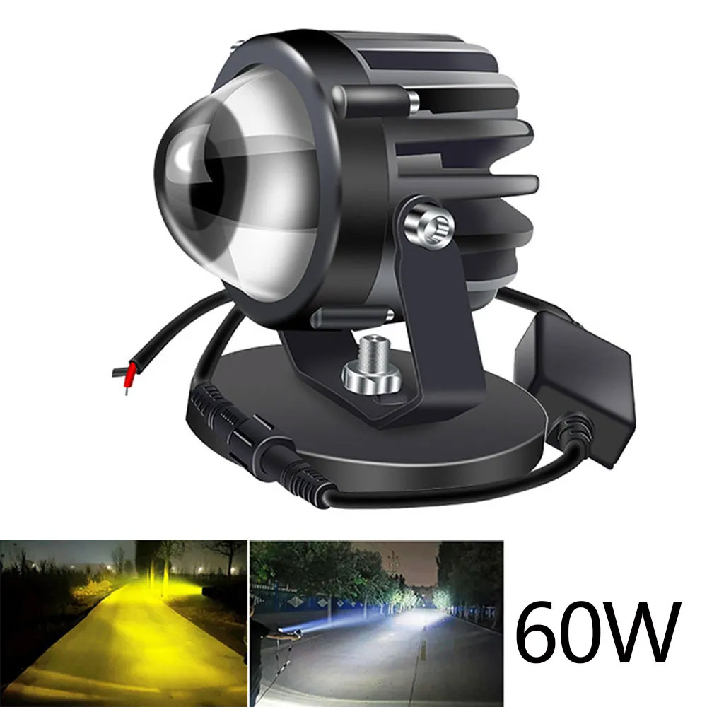 Universal Motorcycle Led Headlight Projector - Lampu Laser proyektor sepeda motor Led,