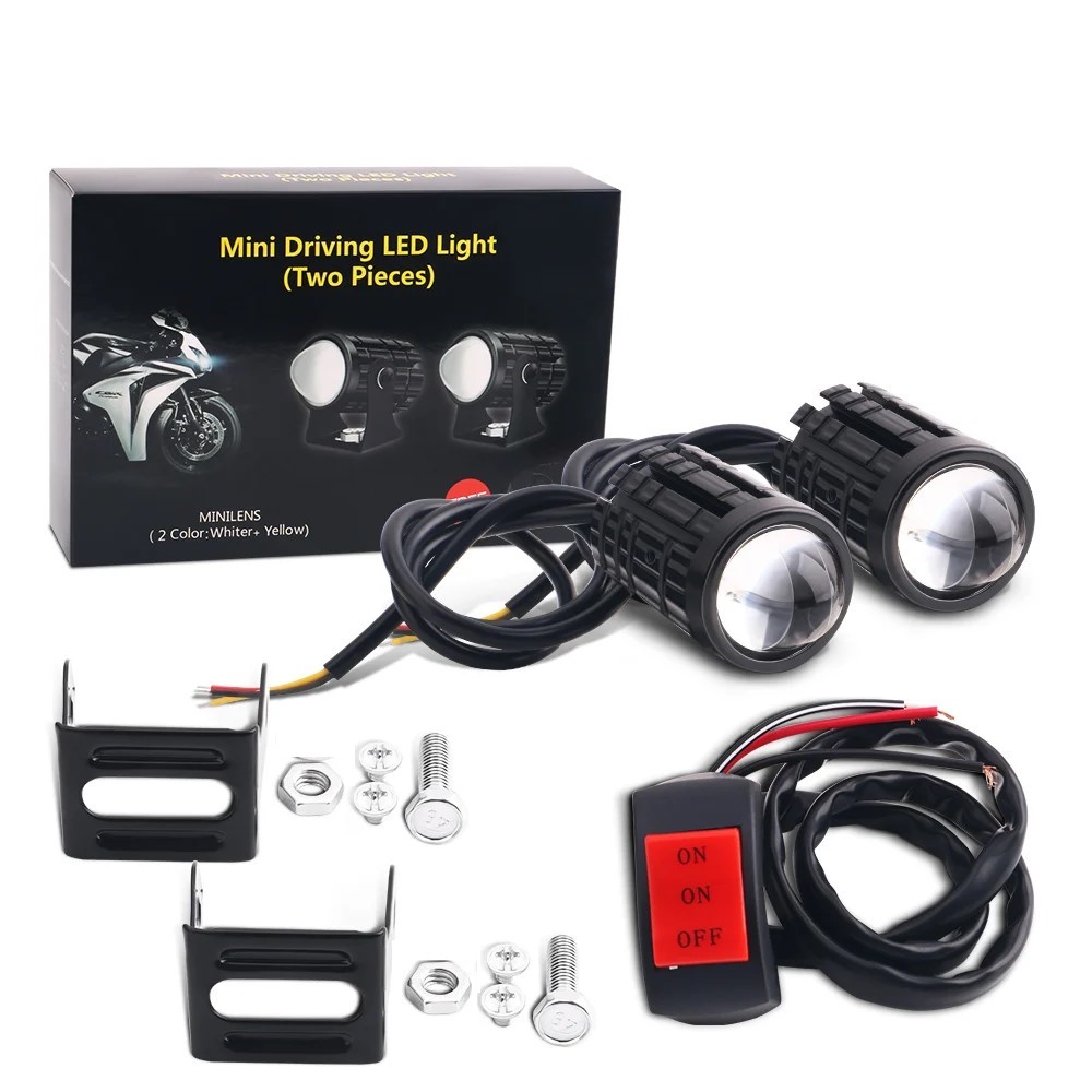 Universal Motorcycle Led Headlight Projector - Lampu Depan LED Sepeda Motor Universal
