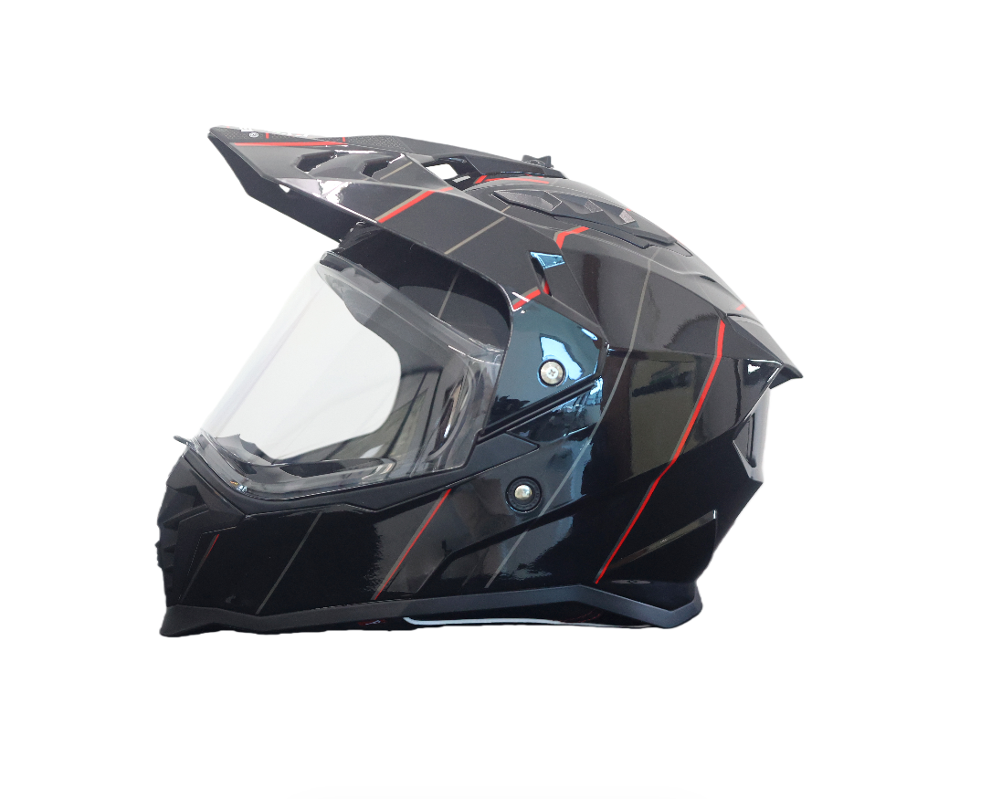 Helm Motor Balap Modular ABS P - Dual Visor Motorcycle Racing Helmet ulasan dan harga