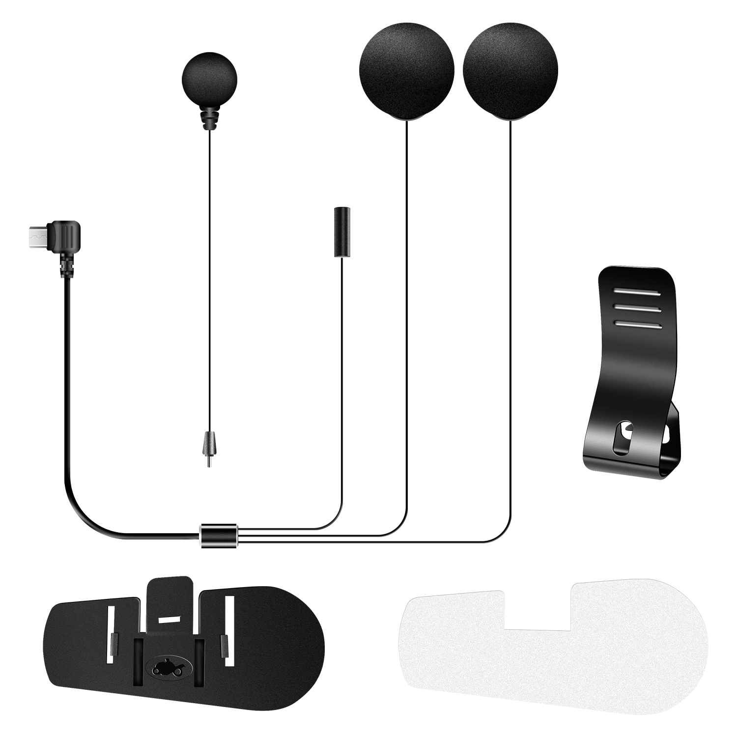 Fodsports Mikrofon Speaker Ear - Universal Motorcycle Helmet Intercom Headset ulasan dan harga