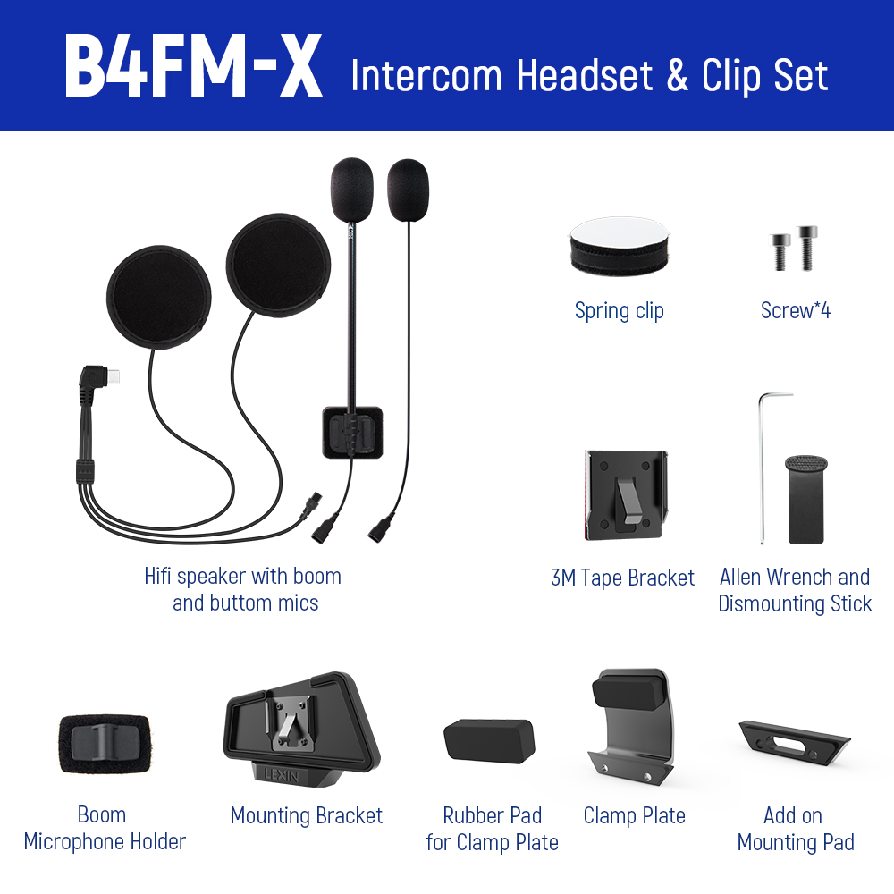 LEXIN LX-B4FM-X Set Headset &  - Full Face Motorcycle Helmet With Bluetooth ulasan dan harga