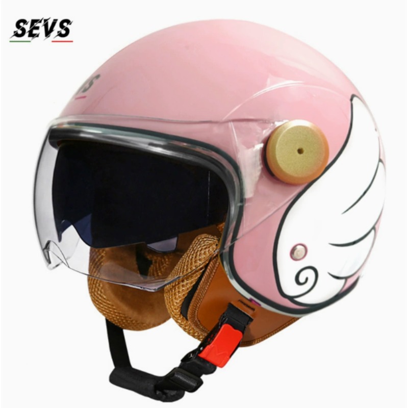Helm Motor Open Face 3/4 Berse - Vintage Open Face Retro Helmet ulasan dan harga