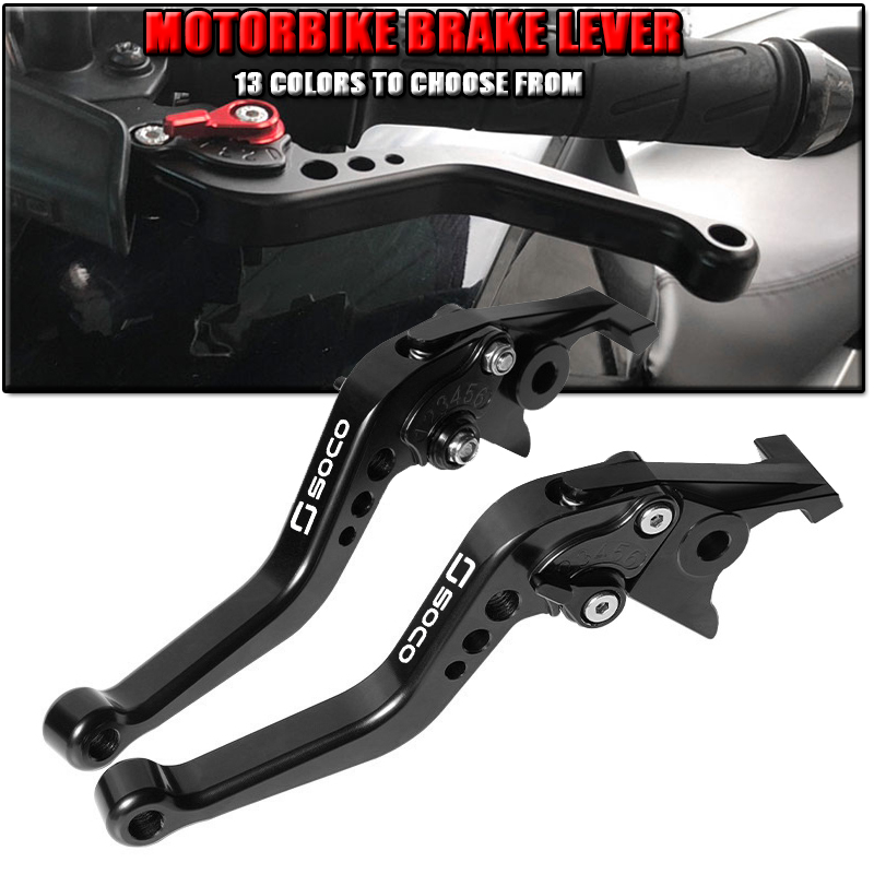 UNTUK Sepeda Motor Super Soco  - Cnc Aluminum Adjustable Brake Clutch Levers ulasan dan harga