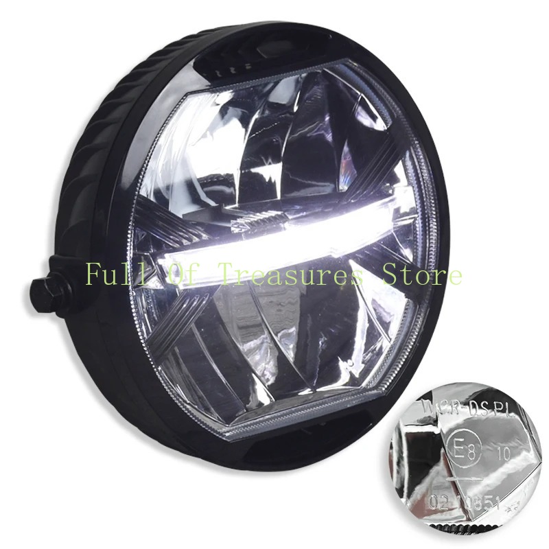 Lampu Depan LED Motor Universa - Universal Motorcycle Led Headlight Projector ulasan dan harga