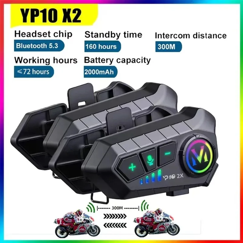 Y10 2X helm motor Bluetooth 30 - Universal Motorcycle Helmet Intercom Headset ulasan dan harga