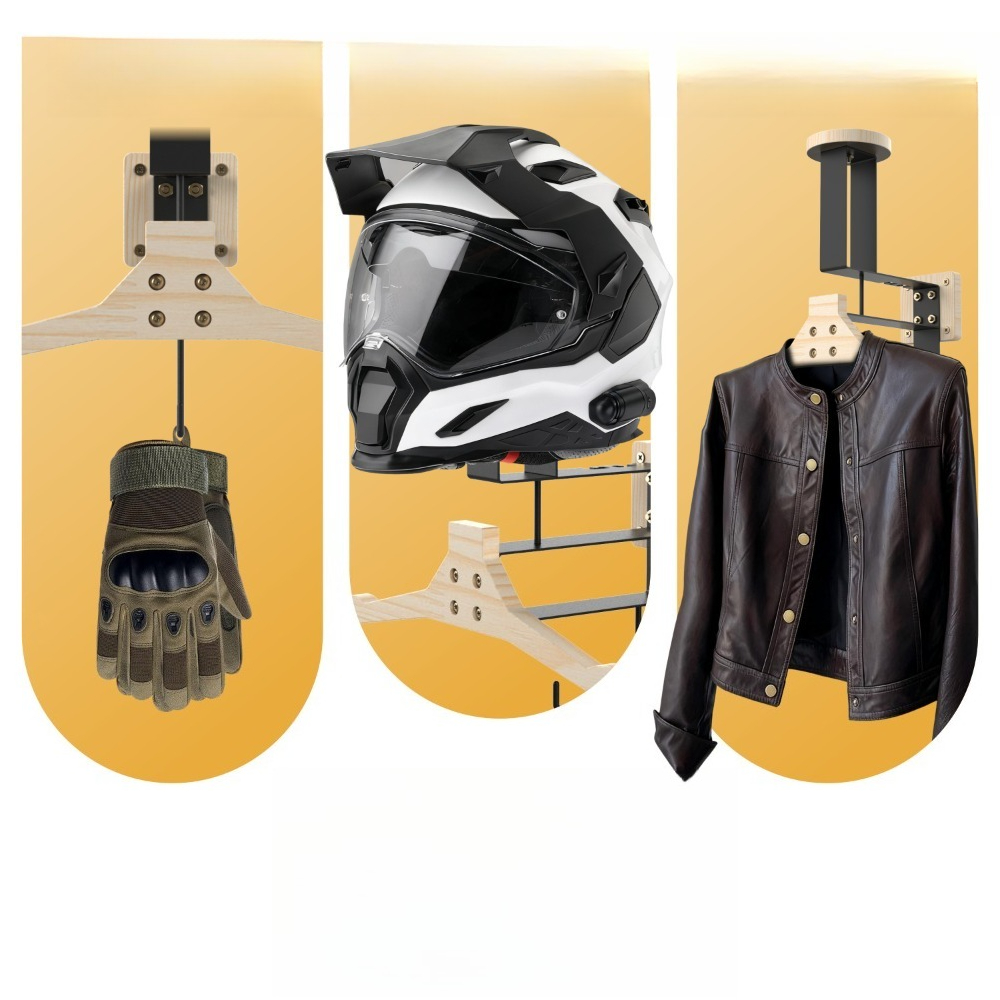 Penyangga Dinding Perlengkapan - Motorcycle Helmets ulasan dan harga