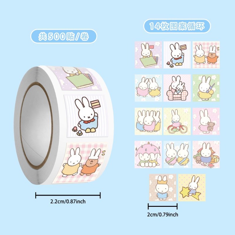 Stiker Miffy 500pcs Roll, Warn - Atv Parts ulasan dan harga