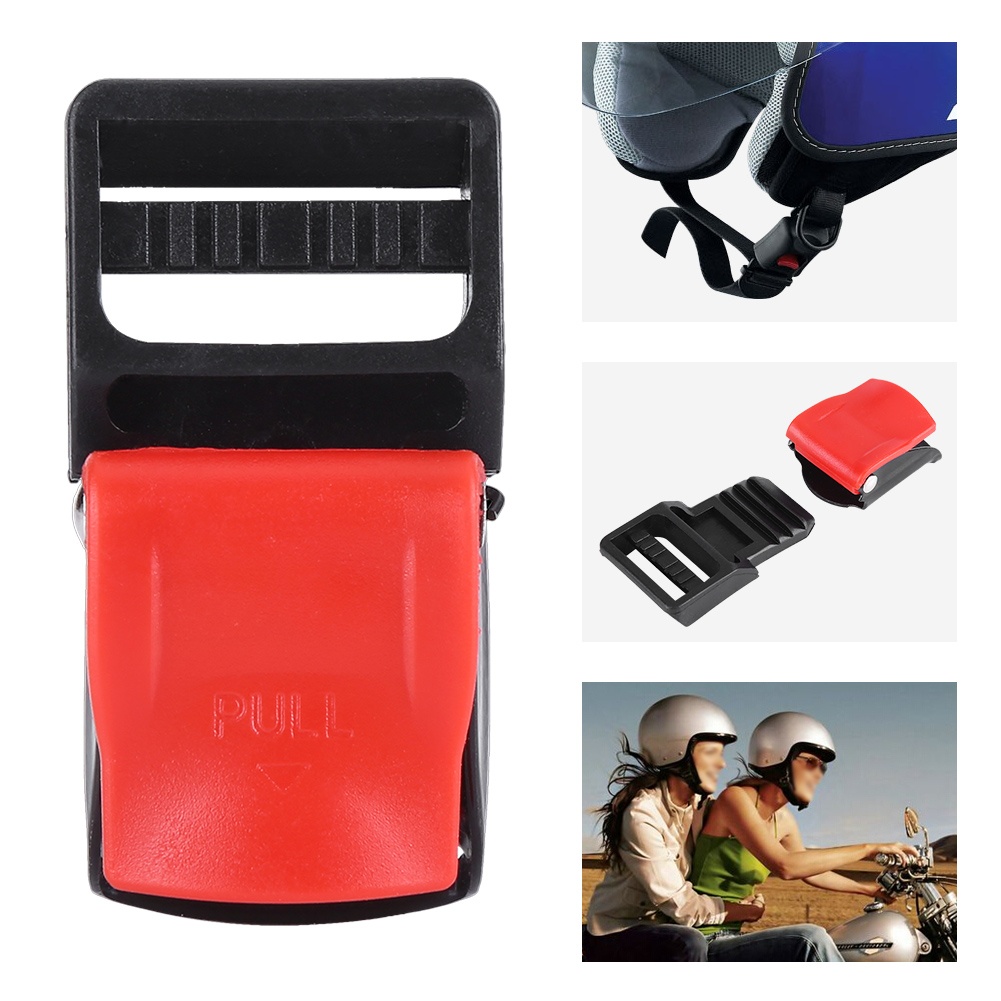 5 buah Gesper Klip Helm Motor  - Quick Release Buckle Motorcycle Helmet ulasan dan harga