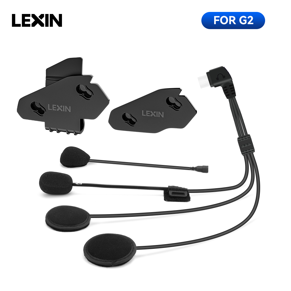 LEXIN-G2 Headset Interkom Sepe - Universal Motorcycle Helmet Intercom Headset ulasan dan harga