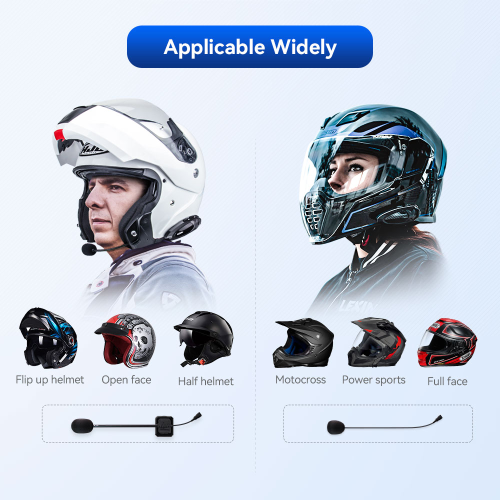 LEXIN-G2 Headset Interkom Sepe - Universal Motorcycle Helmet Intercom Headset ulasan dan harga