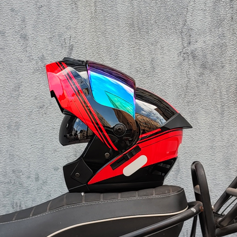 ORZ Helm Sepeda Motor Flip Mod - Dual Visor Motorcycle Racing Helmet ulasan dan harga
