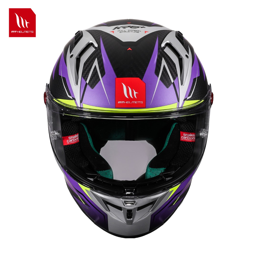Helm Motor Full Face Serat Kar - Carbon Fiber Lightweight Motorcycle Helmet ulasan dan harga