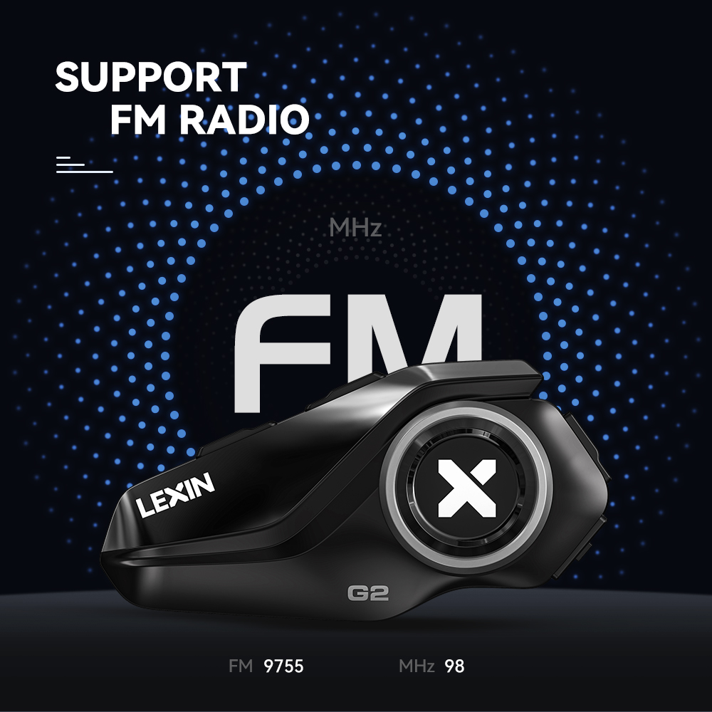 Lexin G2P 2PCS Interkom Helm M - Universal Motorcycle Helmet Intercom Headset ulasan dan harga